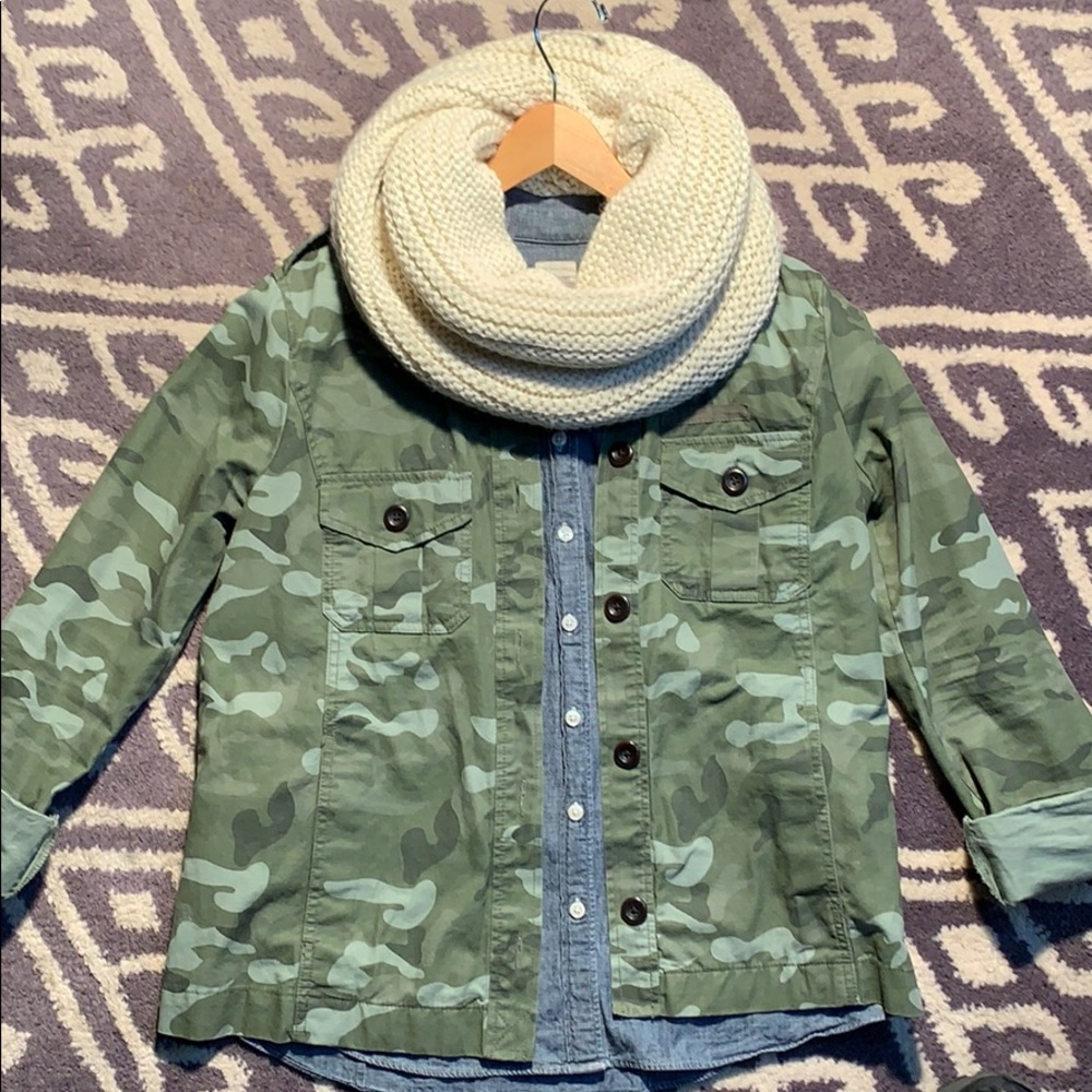 Calvin Klein - Cable Knit Infinity Scarf